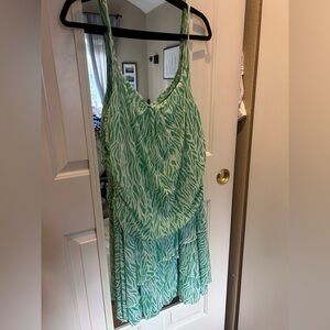 DVF for 🎯Green & White Zebra Print Summer Dress